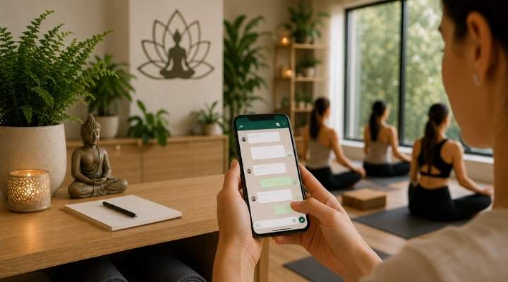 Yoga studyolarinin musterilerine gonderebilecekleri whatsapp mesaj sablonlari